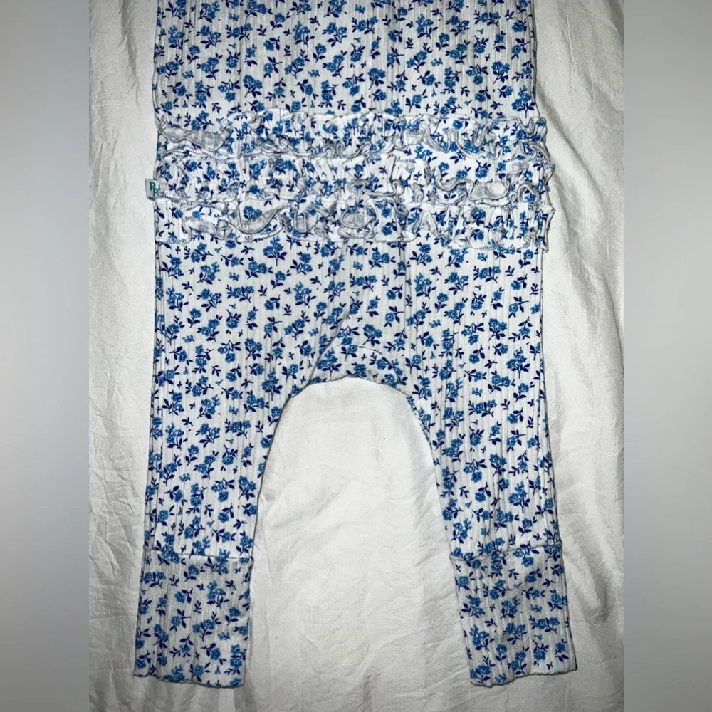 POSH PEANUT RUFFLED CAP SLEEVE ROMPER 6/9M - Picture 4 of 5